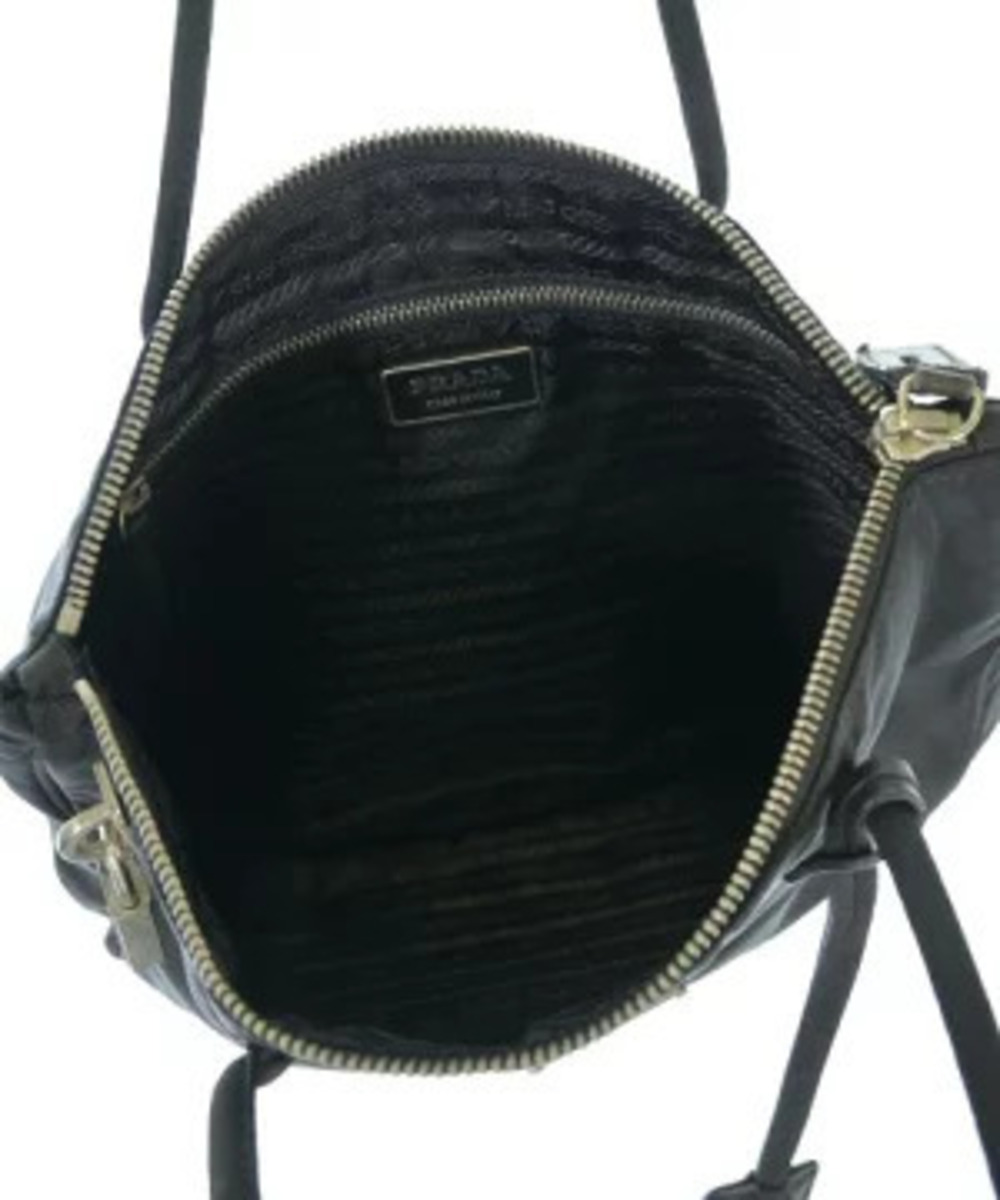 Prada black Tessuto tote double top handles enameled logo - Picture 3 of 7